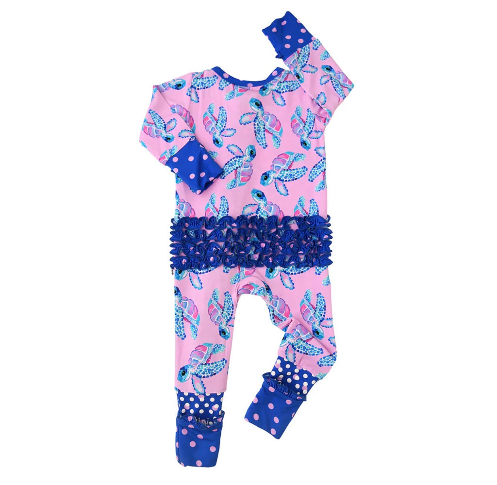 Purple Turtle Zip ~ Bamboo