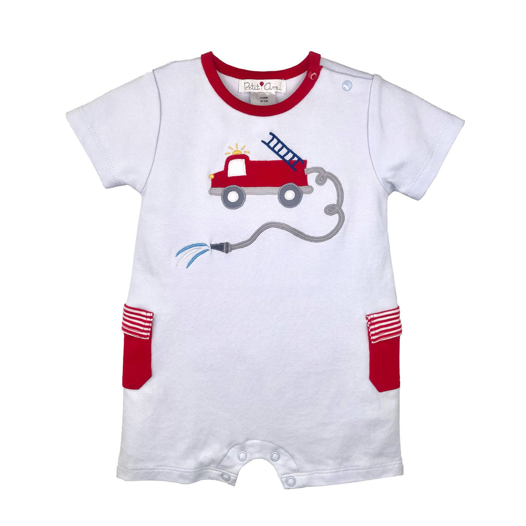 Fire Truck Romper