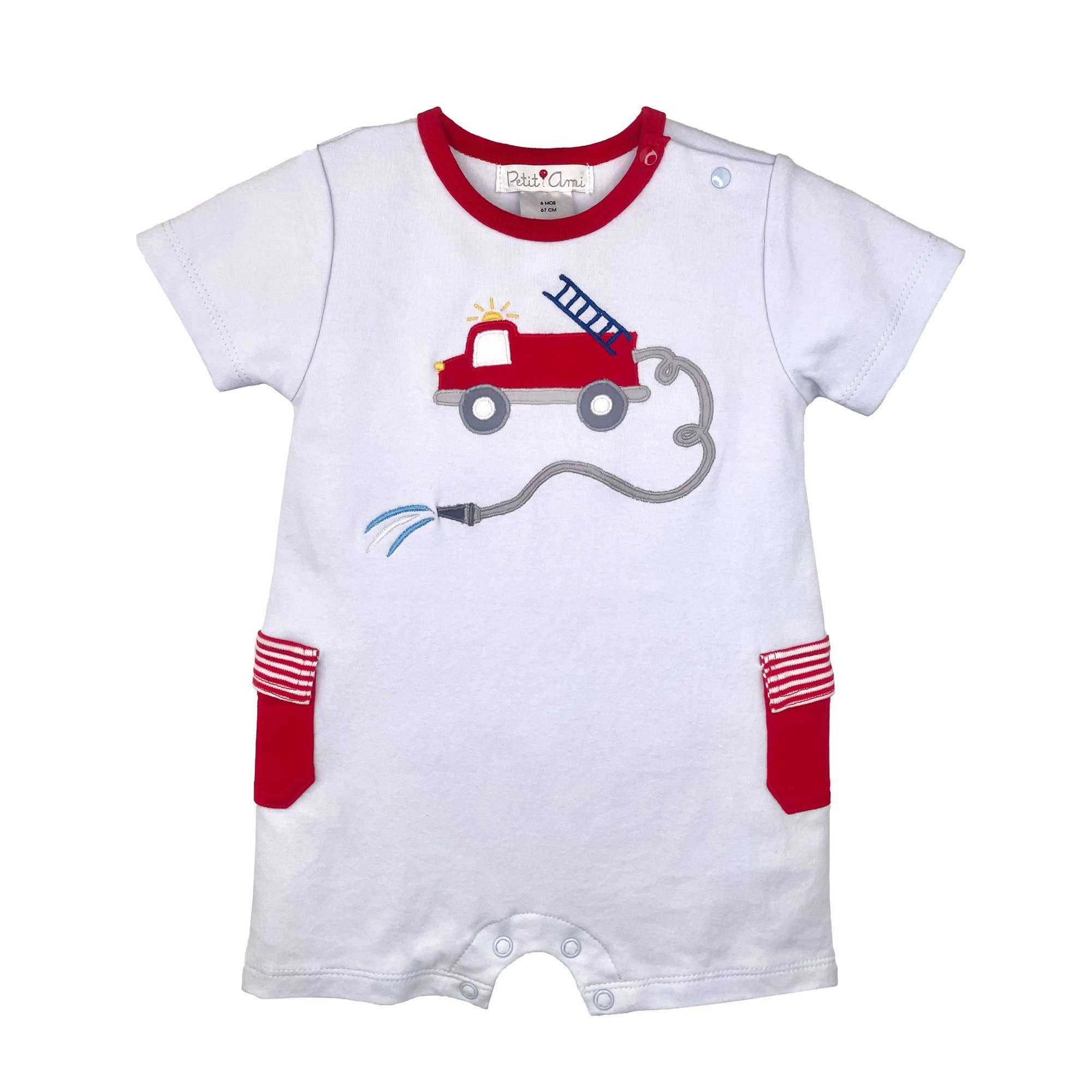 Fire Truck Romper