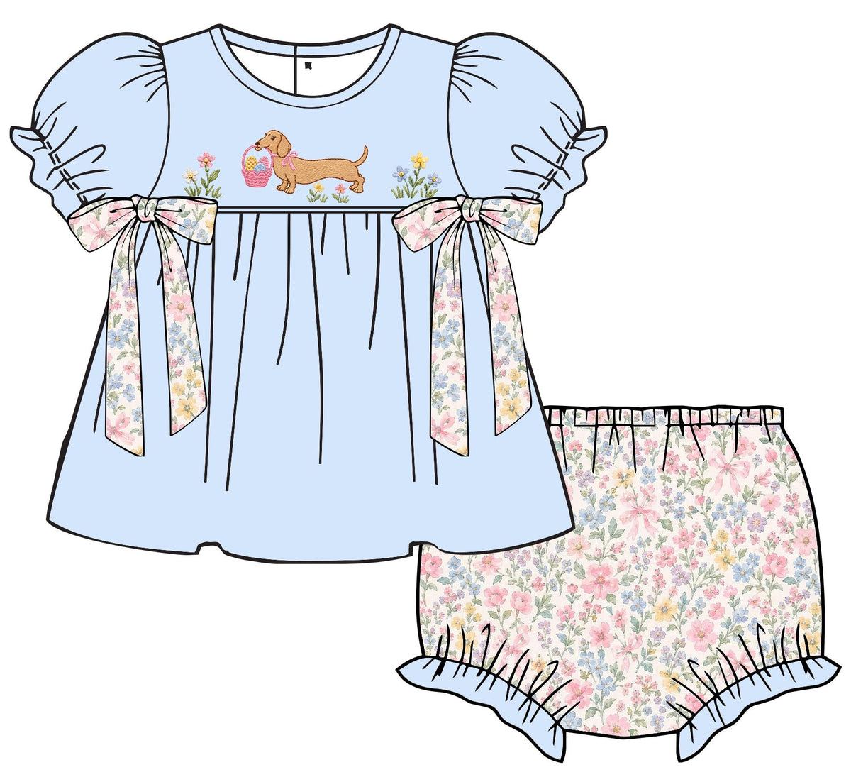 Hoppy Easter Diaper Set {SPRING PRE ORDER SB9 ETA FEBRUARY}