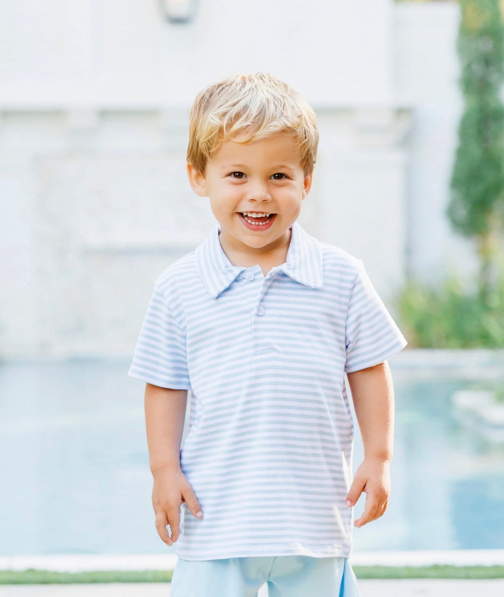 Michael Polo - Light Blue Stripe
