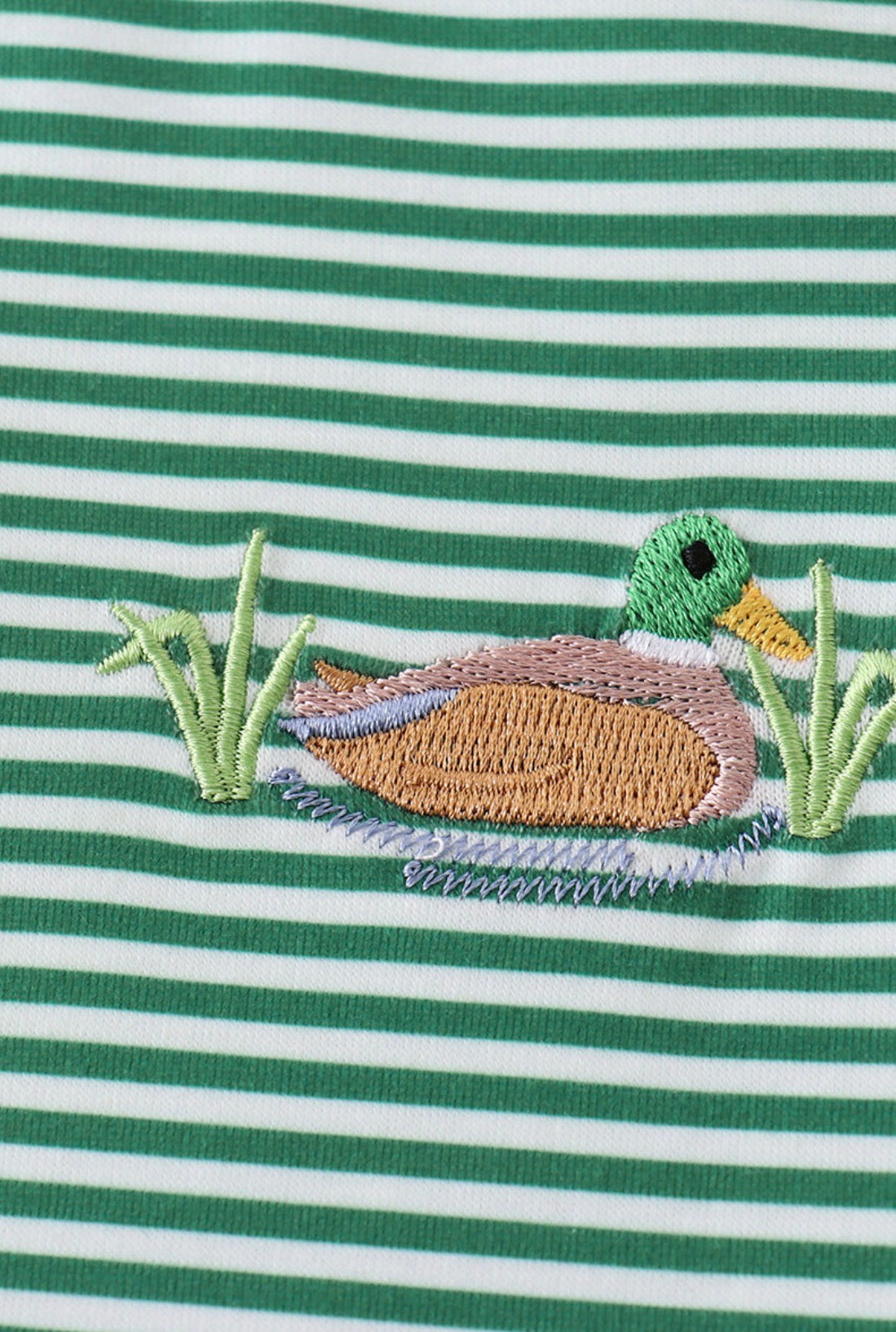 Green Duck Stripe Set
