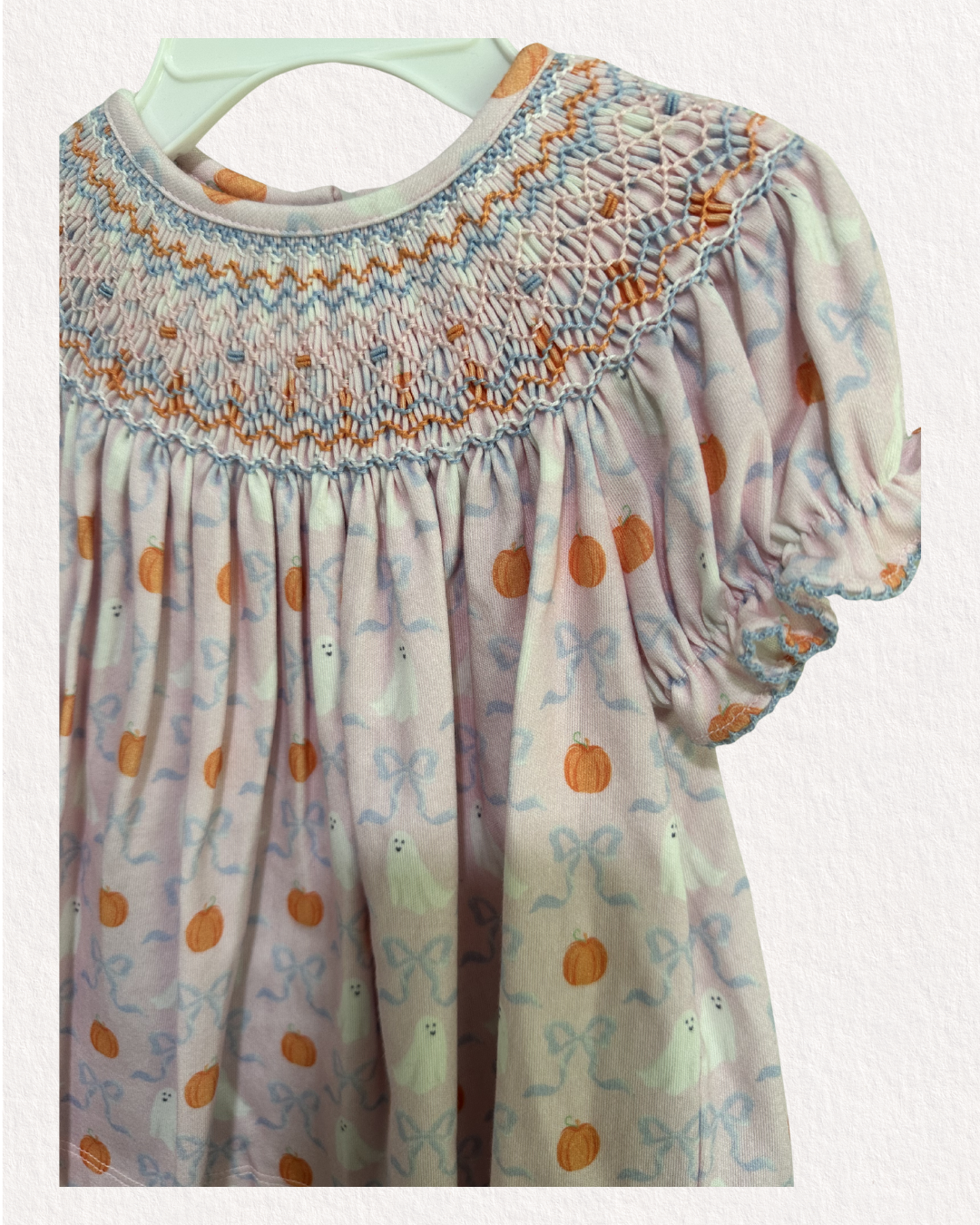 Halloween Smocked Bloomer Set