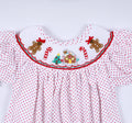 Gingerbread Hand Smocked Bubble