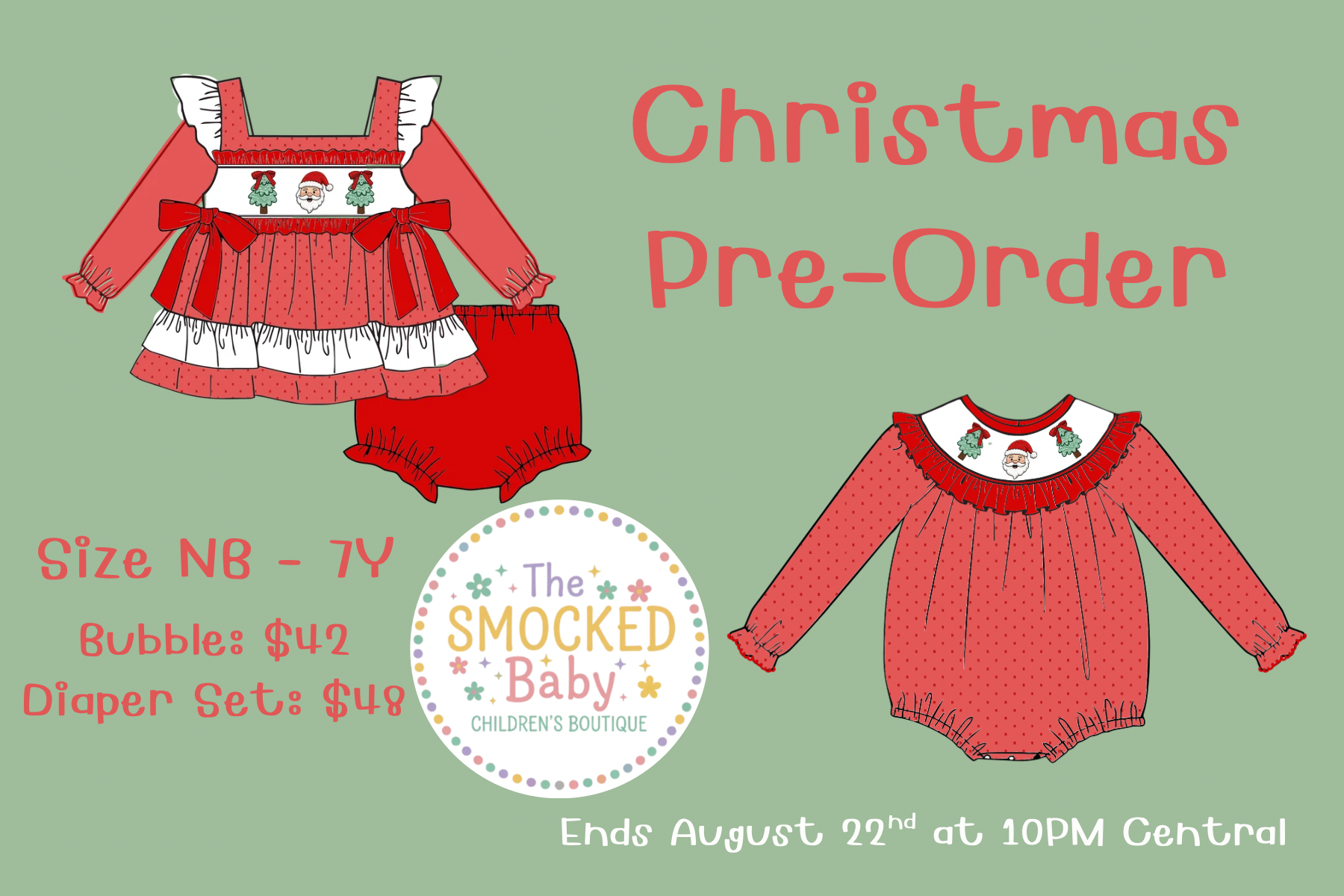 Here Comes Santa Bubble {PRE-ORDER}