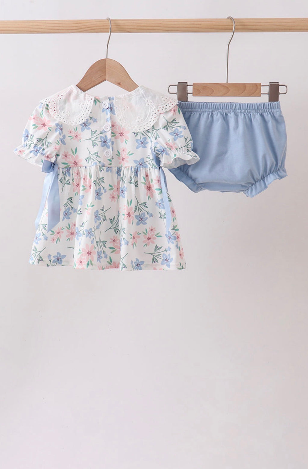 Floral Bow Bloomer Set
