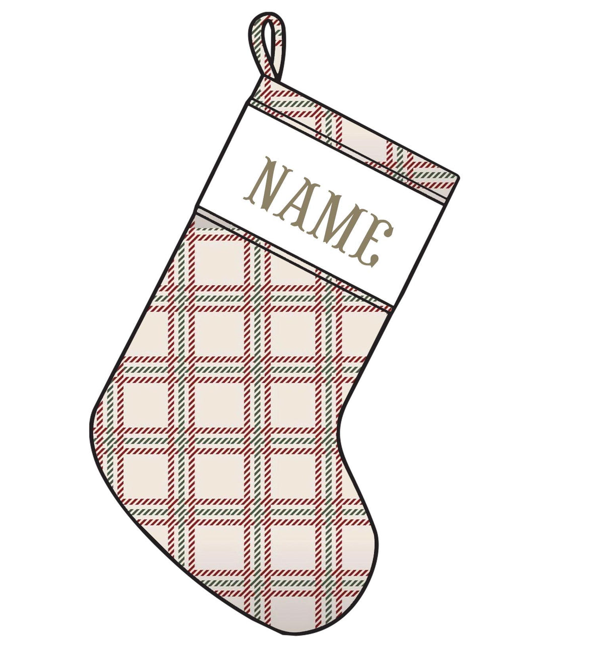 Smocked Christmas Stocking