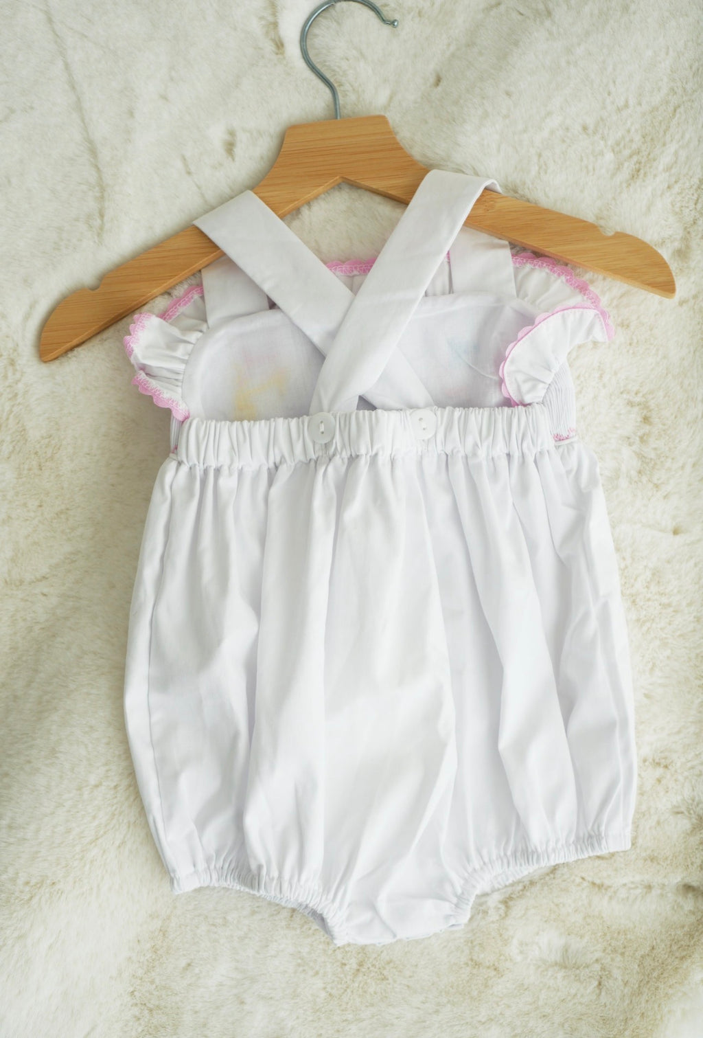 Mini Mouse Hand Smocked Bubble