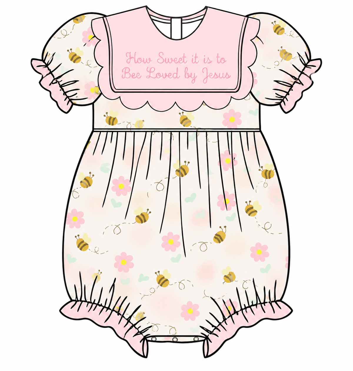 Bee Loved by Jesus Bubble {SPRING PRE ORDER SB9 ETA FEBRUARY}
