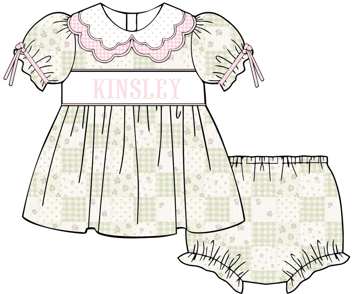 Greenly Patchwork Set {SPRING PRE ORDER SB9}