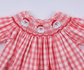 Santa Hand Smocked Bloomer Set
