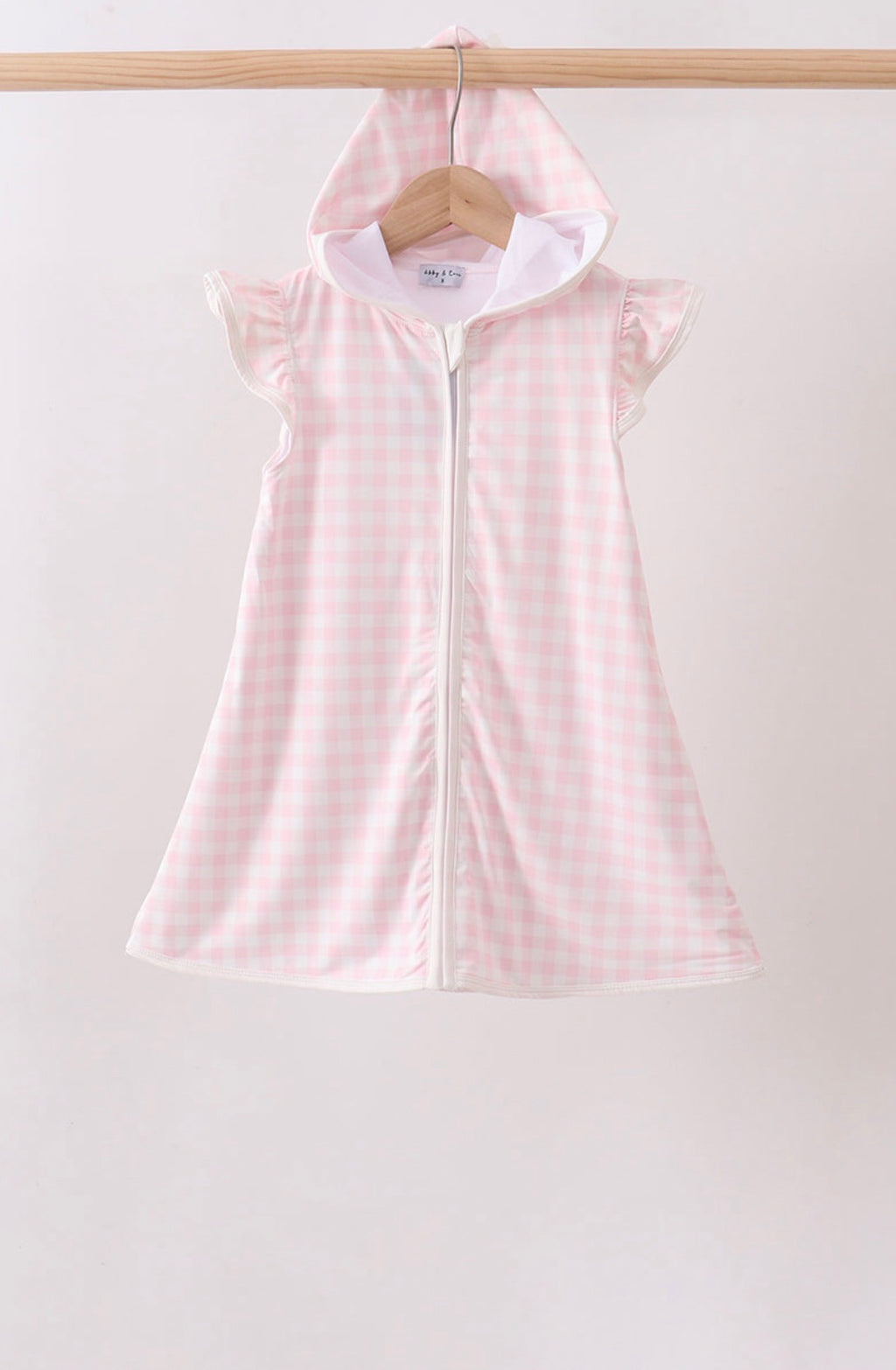 Pink Gingham Swim Cover