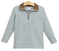 Evan Pullover- Dusty Sage Stripe/Light Brown {ETA Late September}