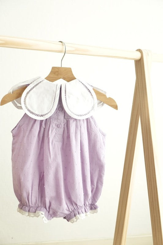 Lavender Swiss Dot Bubble