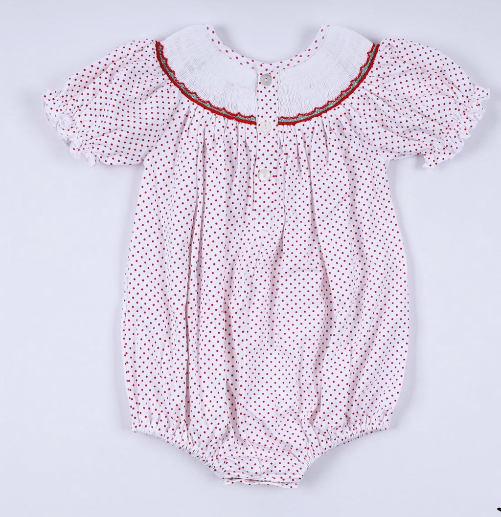 Gingerbread Hand Smocked Bubble