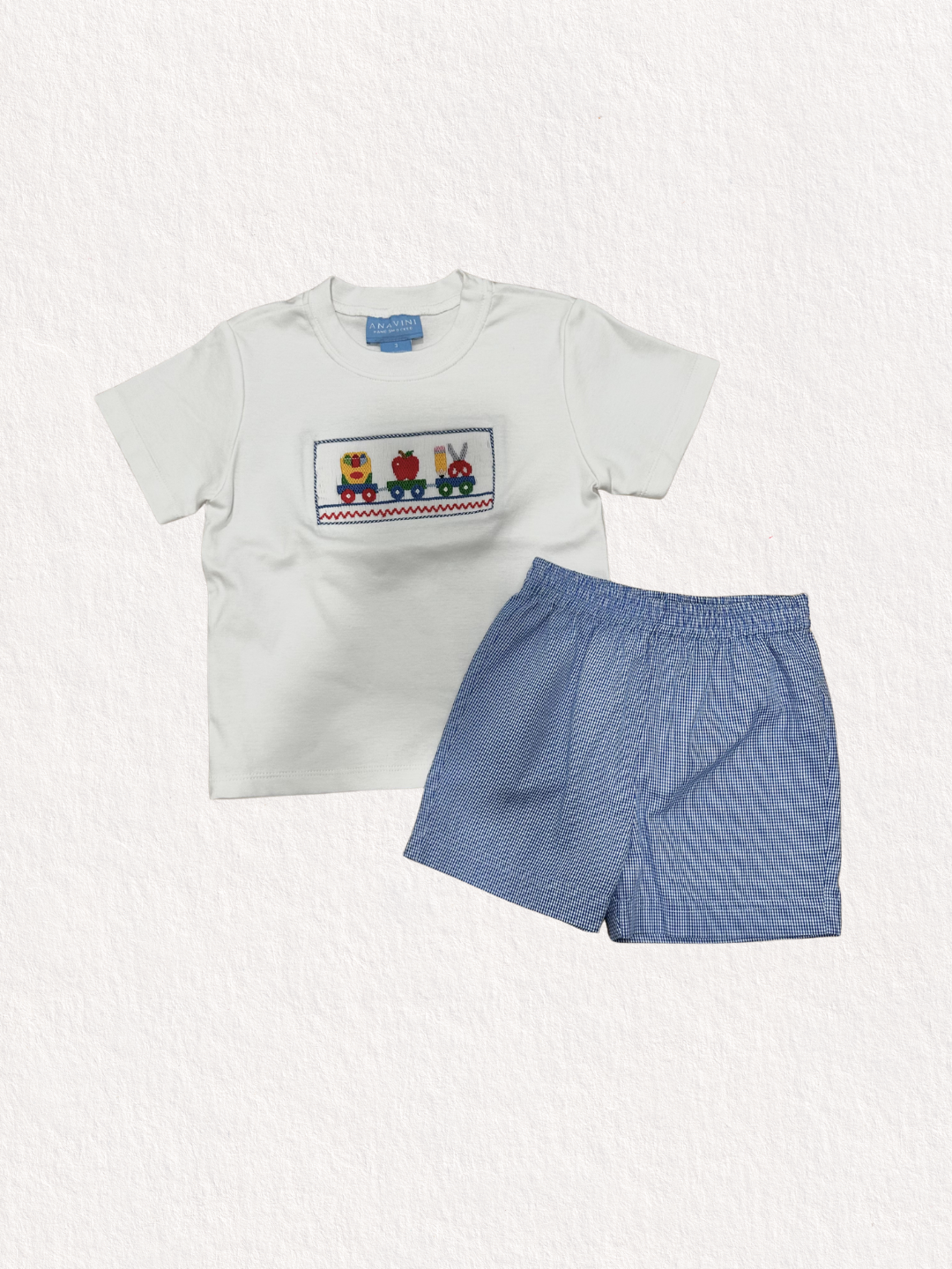 Boys Back School Shorts Set