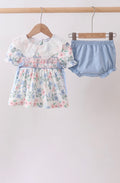 Floral Bow Bloomer Set