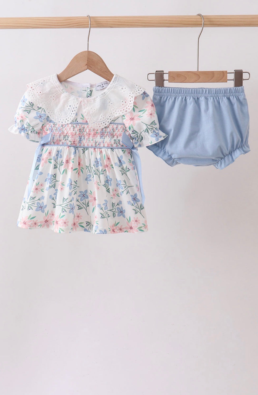 Floral Bow Bloomer Set