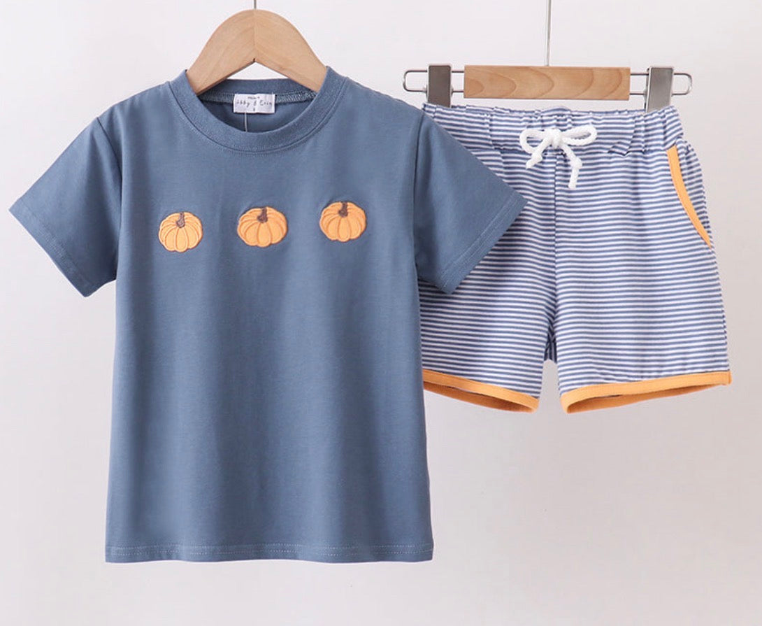 Pumpkin Patch Boys Shorts Set