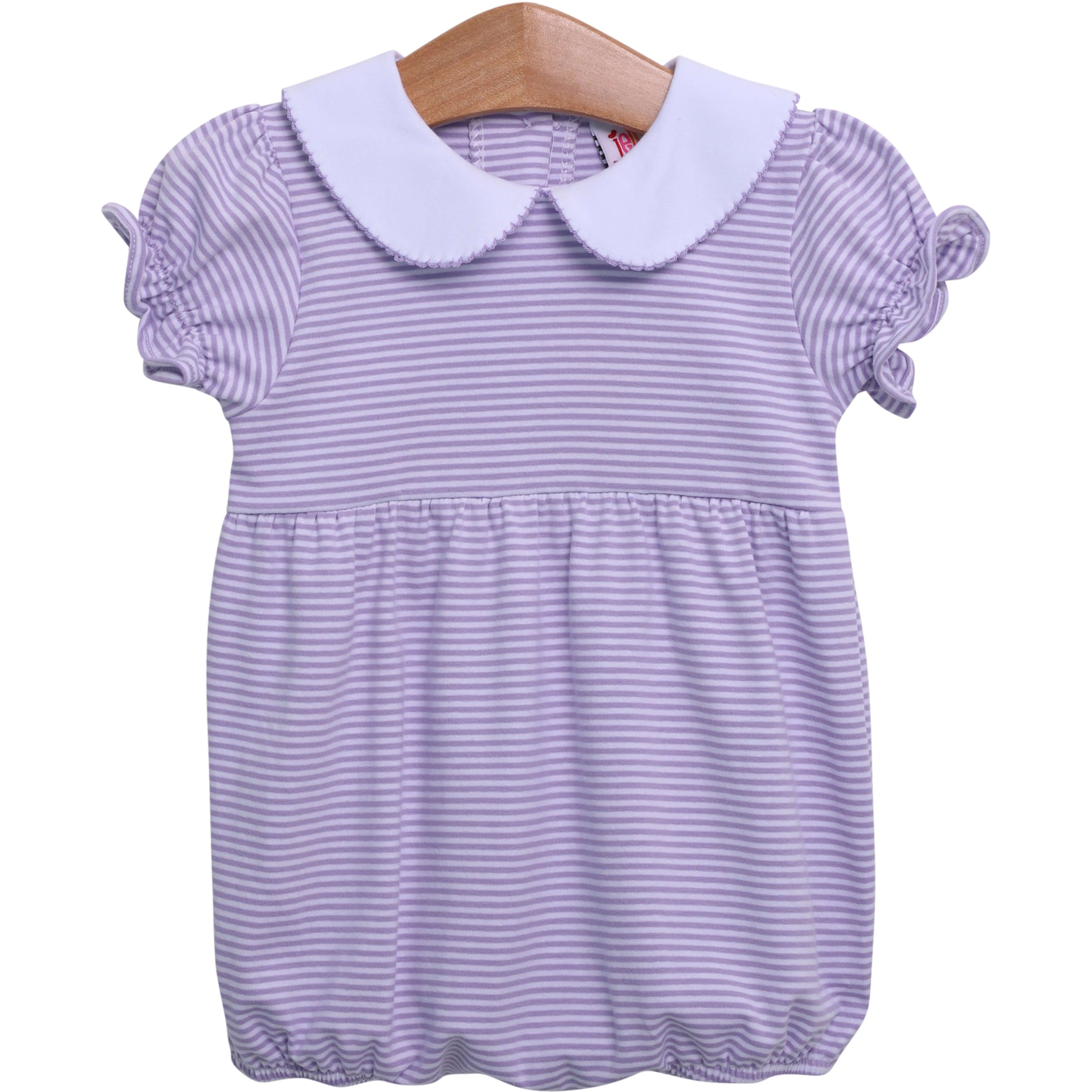 Charlotte Bubble - Lavender Stripe