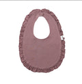 Mauve Ruffle Bib