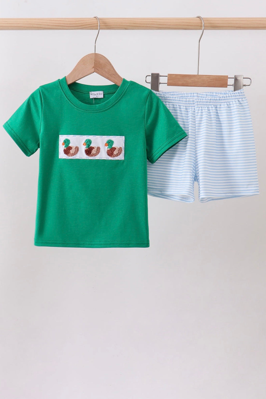 Boys Duck Shorts Set