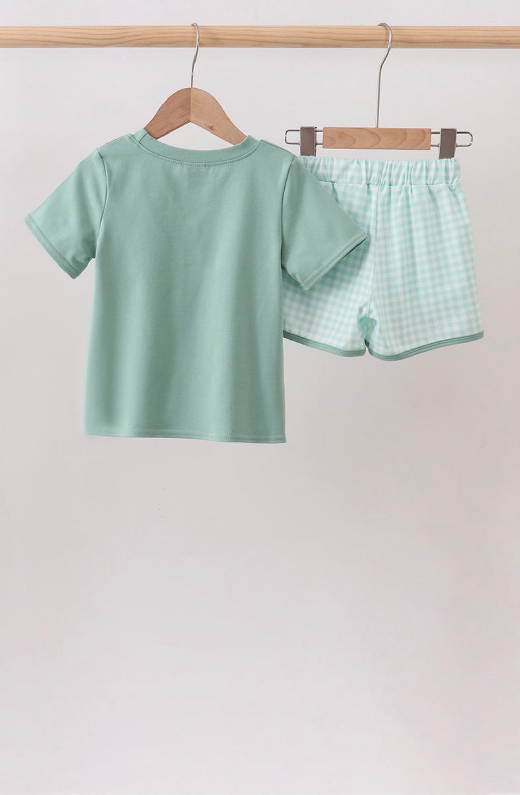 Sage Gingham Set