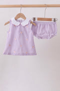 Butterfly Seersucker Bloomer Set