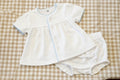 Charlie Blue Picot Trim Diaper Set