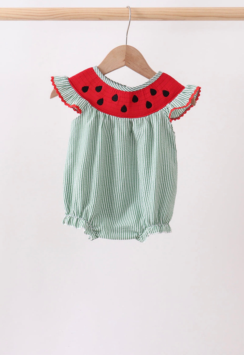 Watermelon Seersucker Bubble