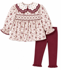 Meave Maroon Floral Set {PRE-ORDER - SB5} ETA NOVEMBER