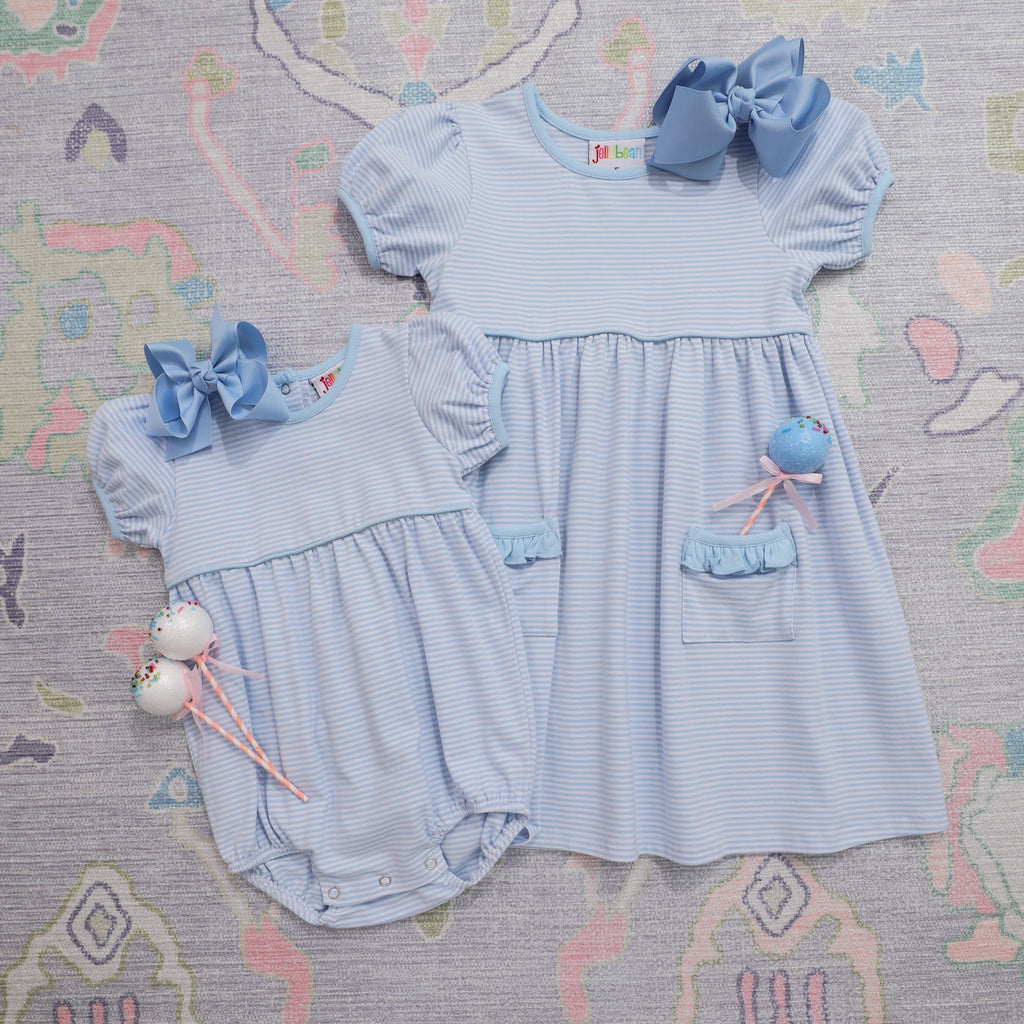 Kate Bubble - Light Blue Stripe