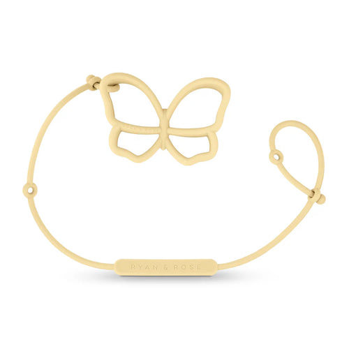 Butterfly Teether Toy + Strap {Multi Color Options}
