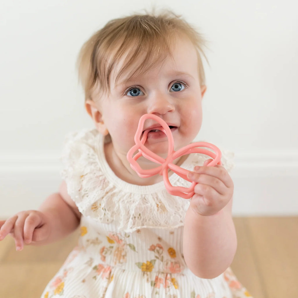 Butterfly Teether Toy + Strap {Multi Color Options}