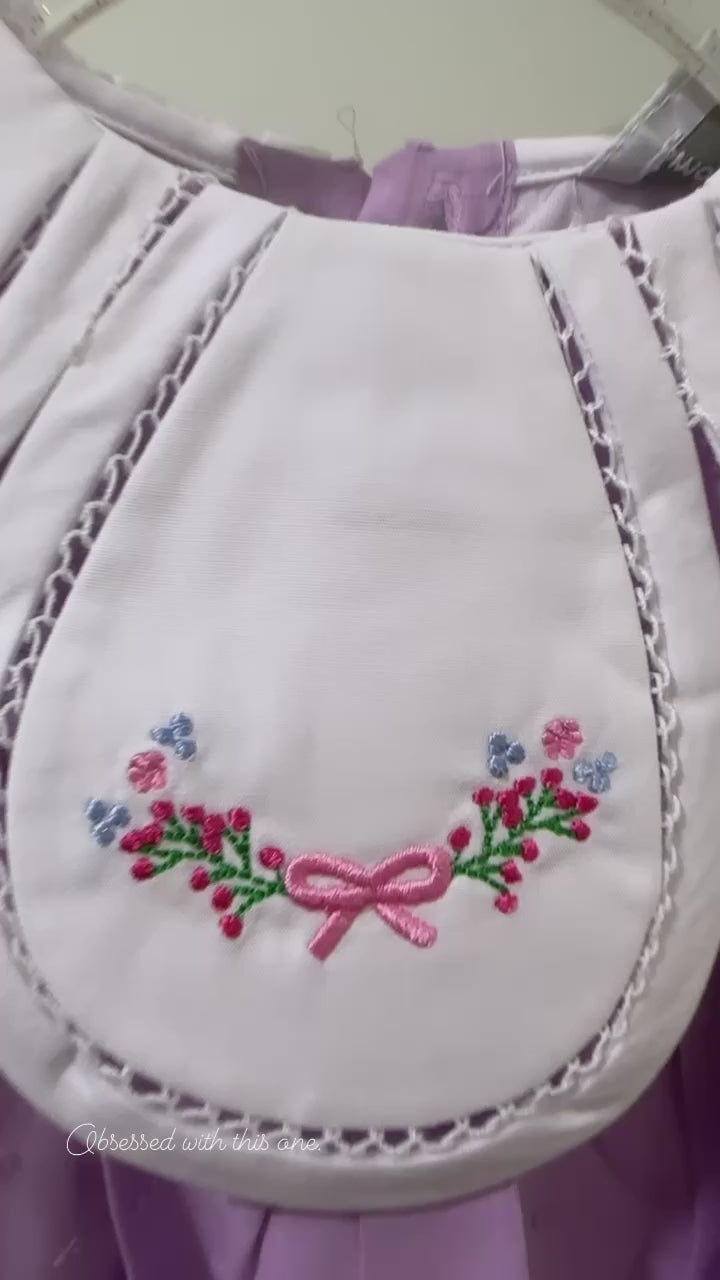 Lavender Swiss Dot Bubble